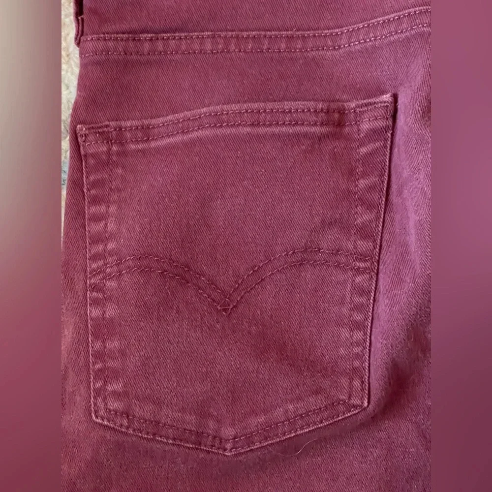 Vintage‎ Levis 501 Jeans 32 x 32 Dark Wash Straight Red Orange Tab Denim HTF!